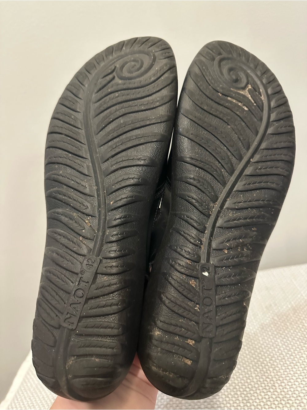 NAOT Arataki Womens US 42 / 11 Black Leather Cutout Mary Jane Comfort Shoes EUC - Picture 5 of 5